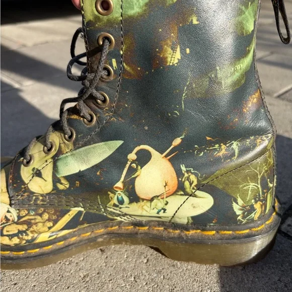 RARE ** Doc Martens Pascal Hell boots from limited Bosch Museum Collection - Picture 14 of 14